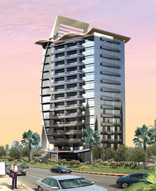 The Champions Tower One at Dubai Sports City.